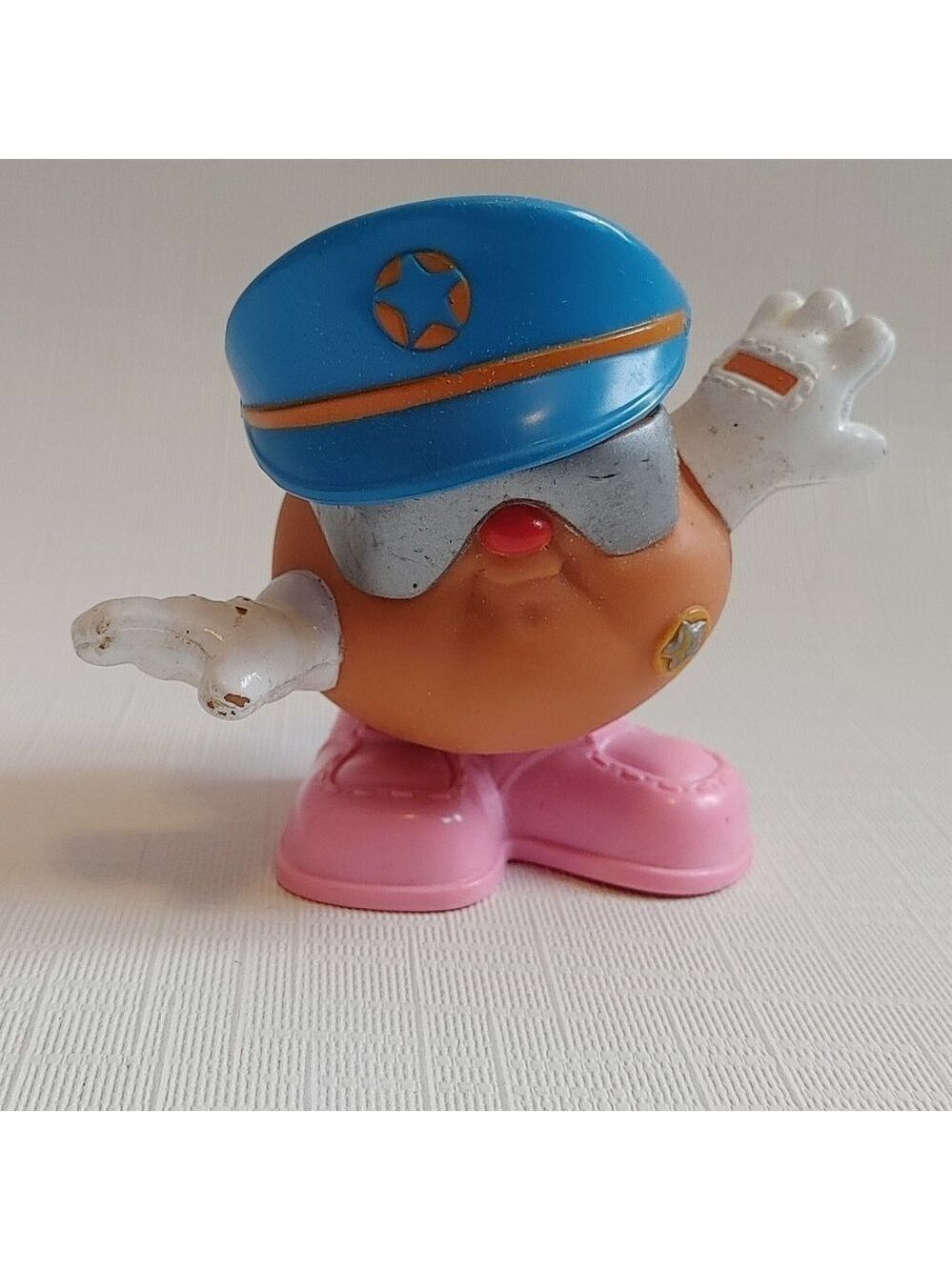 Vintage Wendy's Mr. Potato Head Kids Police Officer Traffic Cop CUTE HAS…